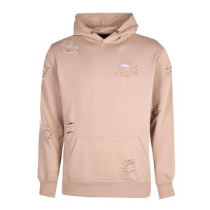 <b>Vintage</b> Faded Hoodie Heavy Cotton Fleece Pullover <b>Sweatshirt</b> Relaxed Streetwear Fit With Ribbed Hem Kangaroo Pocket And Hood - Product Image 1