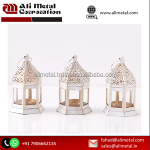 Boho Balcony Bliss <b>Mini</b> Hanging Metal <b>Lanterns</b> (Set of 20) For Festival Indoor and outdoor decoration customizable - Product Image 5
