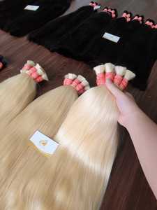 2024 Volos pour Ombre Colors Remy Extensions de cheveux de couleur claire paquet de cheveux vietnamiens en vrac matière première prix de gros - Product Image 5