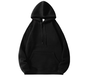 Sudadera con Capucha Roja para Hombre, Mezcla de Algodón, con Bolsillo, Logotipo Personalizado, Ropa Urbana de Invierno - Product Image 3