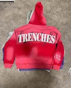 Best Quality 100% Cotton Fleece Winter Men's Printed Rhinestones Hoodie Breathable Quick Dry Boxy Fit Low MOQ 15 Acceptabale - Product Image 1