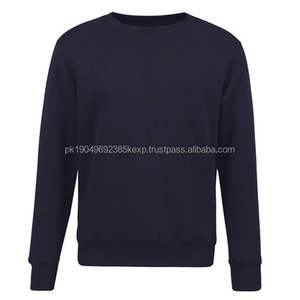 Sudadera lisa de algodón con cuello redondo bordado de poliéster de alta calidad personalizada, talla XL, sudaderas con capucha de lana para hombres y mujeresDDP envío - Product Image 6