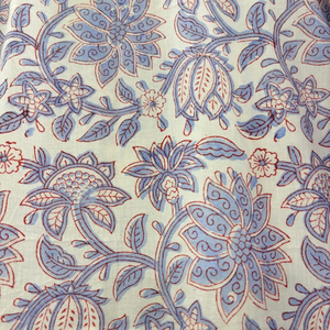 Mini-robe formelle vintage en coton 100% naturel, imprimée à la main, faite à la main, écologique, col en V, manches 3/4, ourlet à volants en dentelle, lavable - Product Image 4