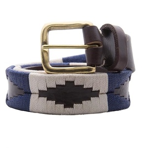 Ceinture de sport OEM brodée, ceinture d'équitation en cuir véritable, ceintures en cuir véritable directement de l'usine - Product Image 1