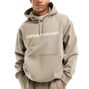 Sudadera con Capucha Gris para Hombre, Corte Regular, Felpa Francesa, Bolsillo Frontal, Capucha con Cordón, Estilo Casual de Invierno, Transpirable - Product Image 2