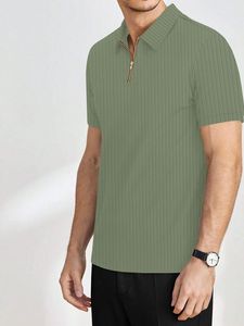 Camiseta de Manga Corta con Cierre Texturizado y Transpirable, Opciones Multicolor, Tejido de Punto de Poliéster/Algodón, Servicio OEM - Product Image 1