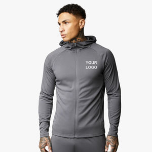 2026 Hot Selling Custom Unisex Winter Fleece Sweat <b>Suits</b> Zips Jogging <b>Suit</b> Track <b>Suit</b> Custom Logo <b>Jacket</b> 2 Piece Sets Grey - Product Image 3