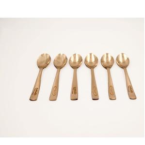 Cuillère en cuivre doré de qualité supérieure, vaisselle de luxe pour la maison et la cuisine, cadeau élégant pour l'inauguration de la maison et les occasions spéciales - Product Image 5