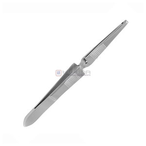 Pince à clipser WACHENFELDT 12,5 cm droite en acier inoxydable chirurgical – Instrument médical durable pour usage chirurgical - Product Image 1