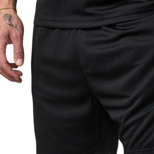 <b>Mens</b> Solid <b>Black</b> Mesh Athletic <b>Shorts</b> Casual Gym Training Running Sportswear Breathable Quick Dry Waterproof Eco-Friendly - Product Image 2