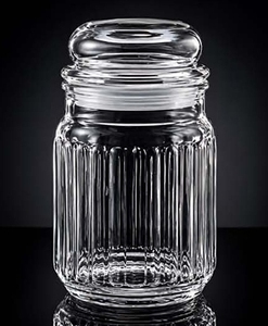 Premium Quality 700ml Round Line Glass <b>Jar</b> with Secure Lid <b>for</b> Food Storage Spices <b>Pickles</b> Dry Fruits Snacks and Kitchen - Product Image 3