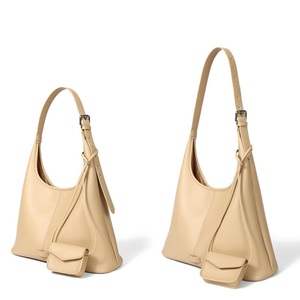 Bolso de Hombro Elegante para Mujer 2026, Bolsos de Mano de Cuero Genuino con Monedero, Bolso Tote de Gran Capacidad en Piel Vacuna, Amarillo y Negro - Product Image 1