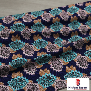 Tissu africain en coton imprimé wax de qualité supérieure pour la mode, les mariages et les événements – Vente en gros, OEM, ODM, directement de l'usine - Product Image 3