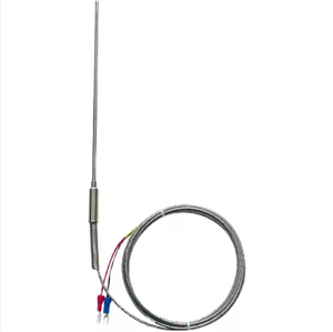 Capteurs de température industriels en acier inoxydable à 3 fils, thermocouples Pt1000 Pt100 RTD. - Product Image 2
