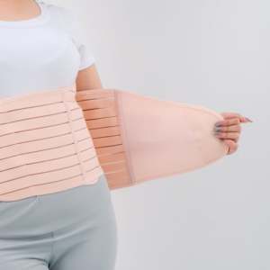 Ceinture de récupération post-partum 3-en-1 : Excellent gaine amincissante pour la maternité, améliore progressivement la posture avec enveloppement corset pour l'abdomen - Product Image 1