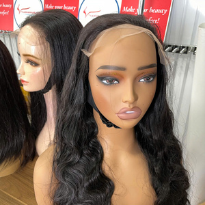 Perruque Lace Frontale Cheveux Humains Ondulés Naturels Couleur Naturelle 100% Cheveux Humains Vietnamiens Fournisseur de Confiance - Product Image 1