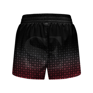 Shorts pour hommes à motif géométrique, séchage rapide, taille mi-haute, taille élastique, 100% polyester, shorts décontractés - Product Image 2