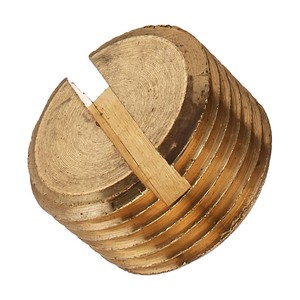 Raccord de tuyauterie fileté à fente, type bouchon, en laiton OEM, fabricants de bouchons de tuyauterie à fente mâles, usine - Product Image 4
