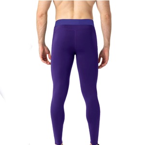 Magenta Wine Purple Custom Men Gym Tight Thigh Fit Pant Made In Pure Nylon Union Stitch Gym Pant For Indoor Cycling Work - Product Image 3