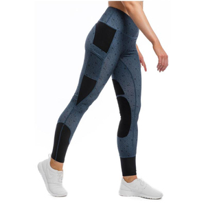 Leggings d'équitation western dernière génération en coton compressif avec poche pour téléphone, taille haute, pour la course en extérieur - Product Image 3