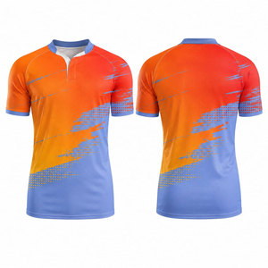 เสื้อรักบี้ลายพรางแบบซับลิเมชั่นสำหรับผู้ชาย แขนสั้น ระบายเหงื่อได้ดี ทรงแอธเลติก เหมาะกับทุกฤดูกาล ผลิตจากโพลีเอสเตอร์ - Product Image 4
