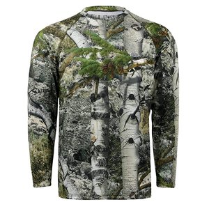เสื้อเชิ้ตลายพรางแขนยาวสำหรับผู้ชาย ระบายเหงื่อได้ดี เหมาะสำหรับการล่าสัตว์ กิจกรรมกลางแจ้ง ตั้งแคมป์ เดินป่า และสวมใส่ในช่วงฤดูร้อน - Product Image 2