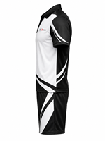Ensemble de polos sportifs pour hommes 4FORCE, noir et blanc, couleur contrastée, séchage rapide, vêtements d'été avec logo sur le devant, polos et shorts pour hommes