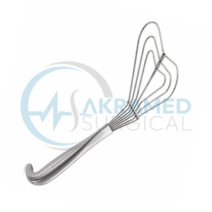เครื่องมือผ่าตัดหัวใจและหลอดเลือด Allison Lung Retractor ขนาด 26 ซม. 132 มม. ผลิตจากสแตนเลสสตีล ได้รับการรับรองมาตรฐาน CE ใช้ซ้ำได้ - Product Image 3