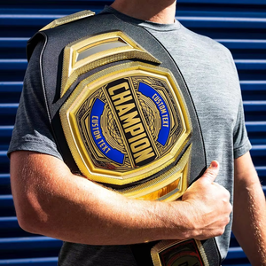 Ceinture de champion du monde personnalisée en alliage de zinc, boxe professionnelle et grappling MMA, haute qualité, couleur personnalisée, 1 pièce - Product Image 3