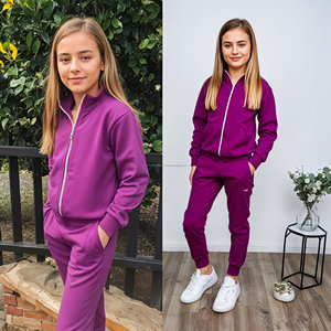 Venta al por mayor elegantes vestidos casuales de lana para adolescentes en combinación de conjunto coord perfecto para niñas y niños en diseños unisex - Product Image 2