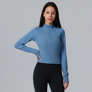 High Quality <b>Compression</b> Active Wear Yoga Set Fitness <b>Short</b> Sleeve T Shirt and Legging Gym Workout Outfit Set - Product Image 5