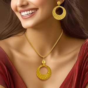 ชุดสร้อยคอป้องกันการเสื่อมเสียของปราโอและต่างหูแฟชั่นคอลเลกชันเครื่องประดับสุดหรู - Product Image 4