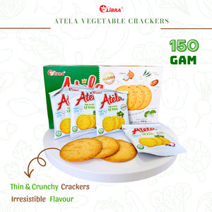 Bulk Vietnam Factory Director High Quality Vegetable Crackers Onion Flavor Crunchy <b>Biscuit</b> 150g | ODM & Sampling Service| - Product Image 1