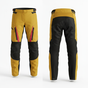 Pantalon de moto imperméable personnalisé avec logo imprimé, respirant, coupe-vent, pantalon de cyclisme, pantalon de protection pour motards, homme - Product Image 2