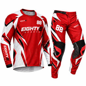 Conjunto de Pantalones y Jersey de Motocross Personalizados con Estampado por Transferencia de Calor en Poliéster/Nailon para Hombre, Uniforme para Motociclismo MX, Dirt Bike y Carretera - Product Image 5