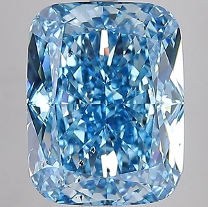 10.02Ct <b>Cushion</b> Cut Lab Grown Diamond Fancy Vivid Blue SI1 IGI Certified CVD Loose Diamond Wholesale for Jewelry Making - Product Image 1