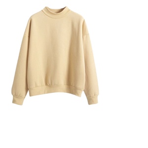 เสื้อสเวตเชิ้ตคอกลมแบบยูนิเซ็กซ์สำหรับผู้หญิง  แบบเรียบ  รับสั่งทำ  สำหรับฤดูหนาว  ขายส่ง  หลากสี  คอเต่า  ปักโลโก้ตามแบบที่ต้องการ - Product Image 6