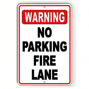 CIFbuy Segnale Metallico Durevole per Parcheggio Proibito in Corsia Antincendio per Parcheggi Commerciali, Segnale Stradale TikTok per Servizio Ritiro Temu - Product Image 2