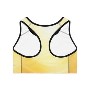 เสื้อชั้นในกีฬาสำหรับเด็กผู้หญิงแบบไร้โครง ระบายอากาศได้ดี สายไขว้หลัง ปรับได้ ขนาดใหญ่พิเศษ สั่งทำได้ตามต้องการ เป็นมิตรต่อสิ่งแวดล้อม พร้อมโลโก้ด้านหน้า - Product Image 2