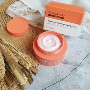 [POUR LA PEAU] ครีมบำรุงผิวหน้า ไบรท์โทนอัพ ส่วนผสมจากธรรมชาติ ไม่เหนียวเหนอะหนะ ครีมเพิ่มความกระจ่างใสให้ผิว - Product Image 3