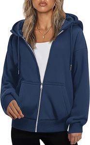 Womens Streetwear Oversized Full <b>Zip</b> Hoodie Custom Logo Premium Cotton Fleece Manufacturer Private Label Supplier - Product Image 5