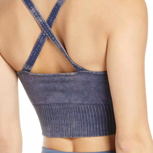 Soutien-gorge de sport personnalisé pour femme, respirant, push-up, pour le yoga, fabriqué au Pakistan, marque privée. - Product Image 2