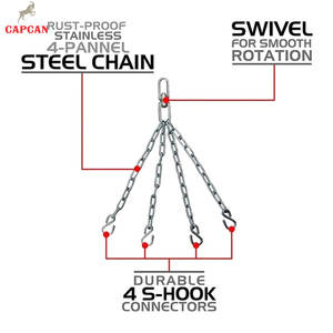 Sac de frappe en cuir haute densité, rembourrage résistant aux chocs, design robuste et écologique pour l'entraînement aux arts martiaux, personnalisable - Product Image 4