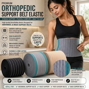 Made In India All kinds of orthopaedic elastic cotton belt open shoulder straight <b>back</b> to correct figure - Product Image 3