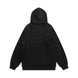 Rhinestone Hoodies <b>Men</b> Women Diamond Hooded Sweatshirt Fashion Luxury Casual Streetwear Unisex Hoodie <b>Pullover</b> - Product Image 6