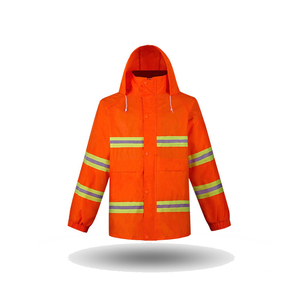 Breathable Cotton Comfortable Unisex Safety Wear High Visibility ANSI Class 2 <b>Waterproof</b> Customized Logo Uniform - Product Image 2