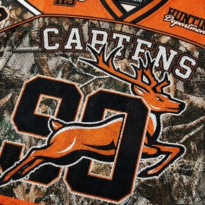 Oversized Mesh <b>Tshirt</b> Boxy Cropped American Football Sublimation Jersey Custom Cropped Retro Camouflage Soccer Jersey Streetwear - Product Image 6