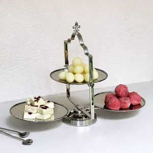 Luxury Handmade Metal <b>Cake</b> <b>Stand</b> Designer <b>Cake</b> Display <b>Stand</b> for International Wholesale BuyersDecorative Handmade Metal Eco - Product Image 4