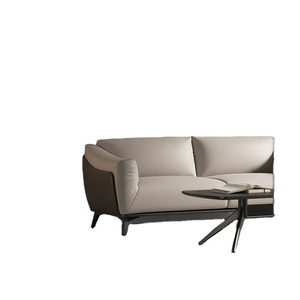 Canapé en cuir en bois massif résistant aux taches de Lineage Corporation avec caractéristique convertible Caractéristiques Pieds en métal pour plus de stabilité - Product Image 5