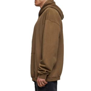Custom Top Quality Oversized Hoodies Drop Shoulder Men's Casual Hip Hop Style Pullover With Perfect Daily Outdoor Wear Hoodies - Product Image 4